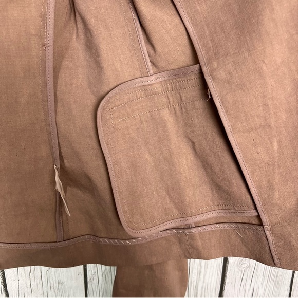 $375 Theory Lanai Linen Blend Beige Blazer size 4 - Picture 10 of 10
